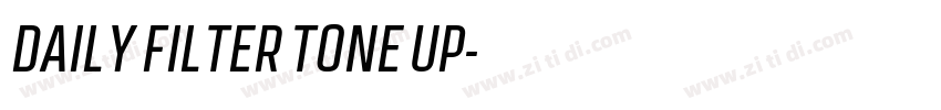 DAILY FILTER TONE UP字体转换 DAILY FILTER TONE UP字体转换